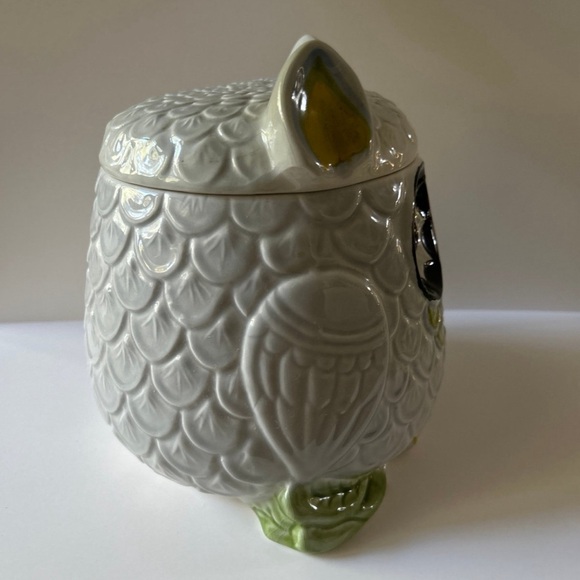 Anthropologie “Wise ‘Ol Owl”Cookie Jar - Picture 4 of 7